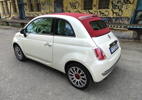 Fiat 500 cena 23500 przebieg: 147870, rok produkcji 2010 z Krotoszyn małe 232